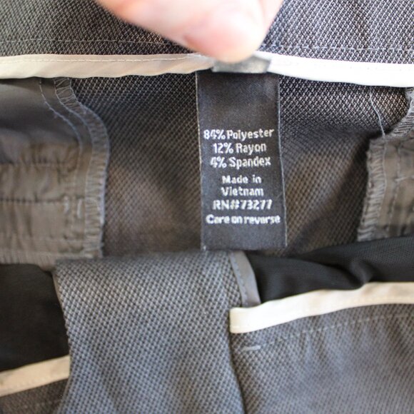 Apt 9 Grey Dress Pants Sz 14 - Picture 7 of 10